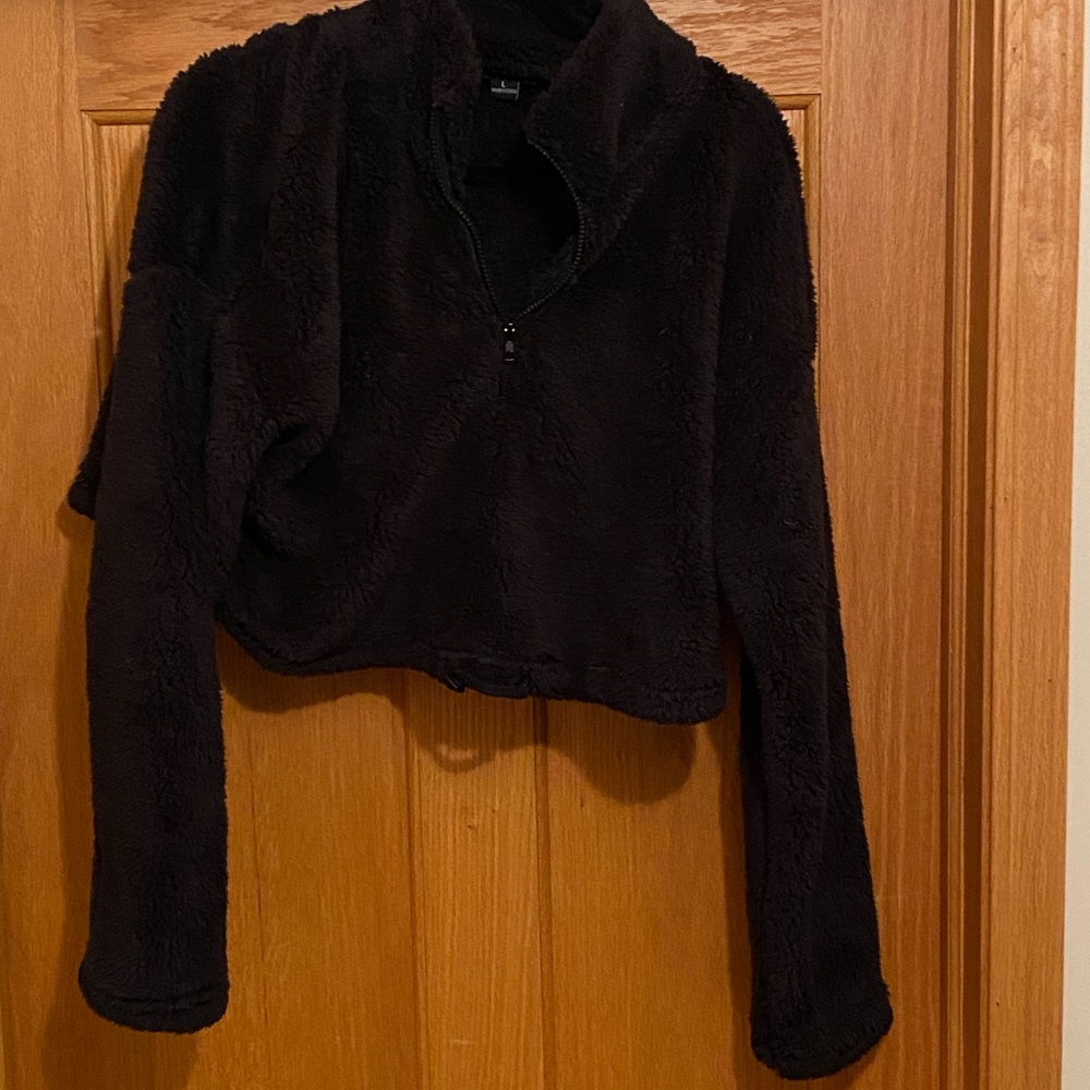 Large hyfve cropped half zip